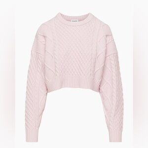 Aritzia Sunday Best Peggy Cropped Sweater